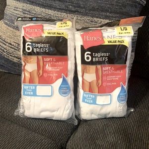 Hanes tagless briefs, large 36-38 waist